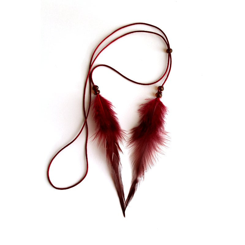 Décoplumes : collier "Duo de Plumes" tout en légèreté