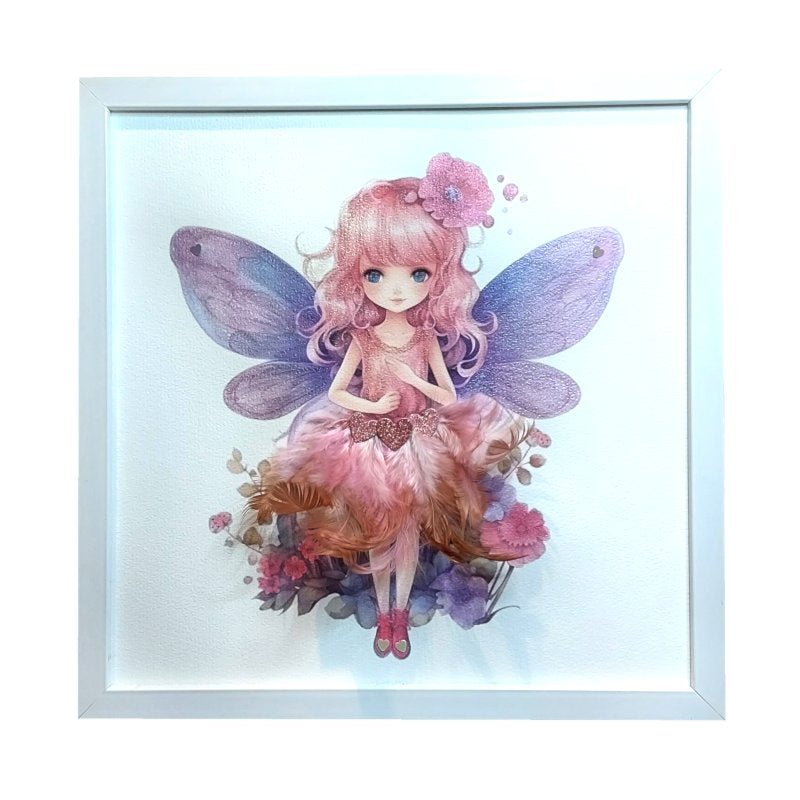 Kit créatif "Mon Tableau en Plumes" Pimprenelle (deluxe)