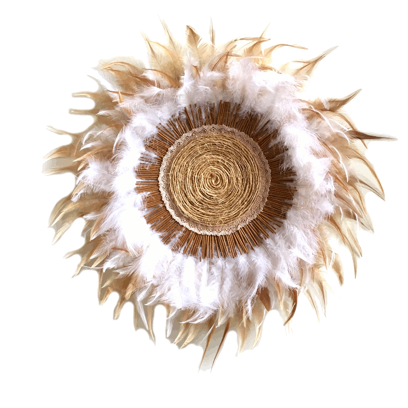 Juju Hat décoration murale à plumes - JUJU noir 100 cm | Leroy Merlin Juju Hat décoration murale à plumes - JUJU noir 100 cm | Leroy Merlin