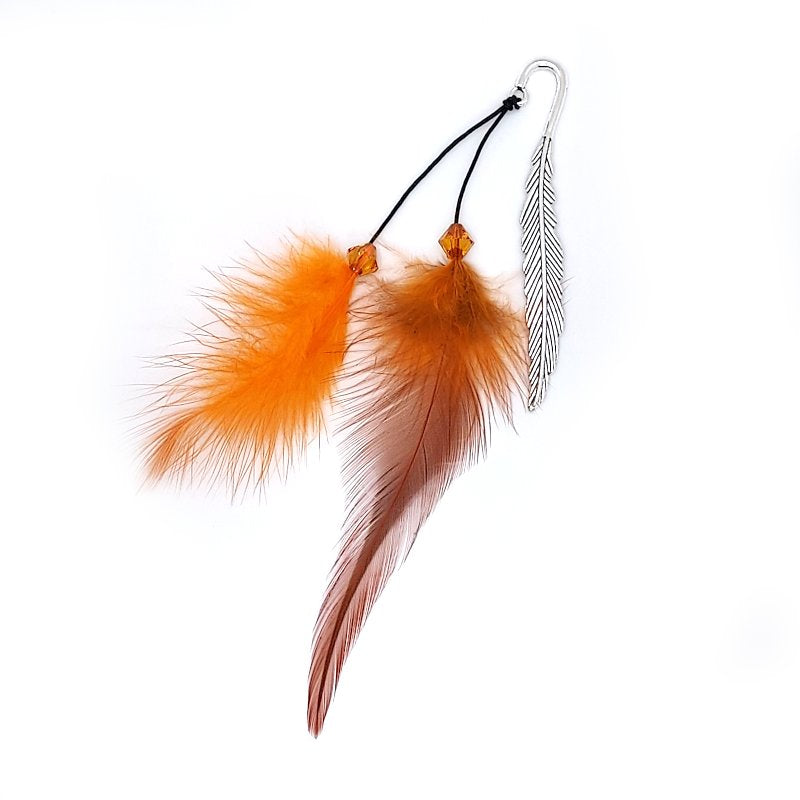 Bijou de livre : le Marque-page en plumes