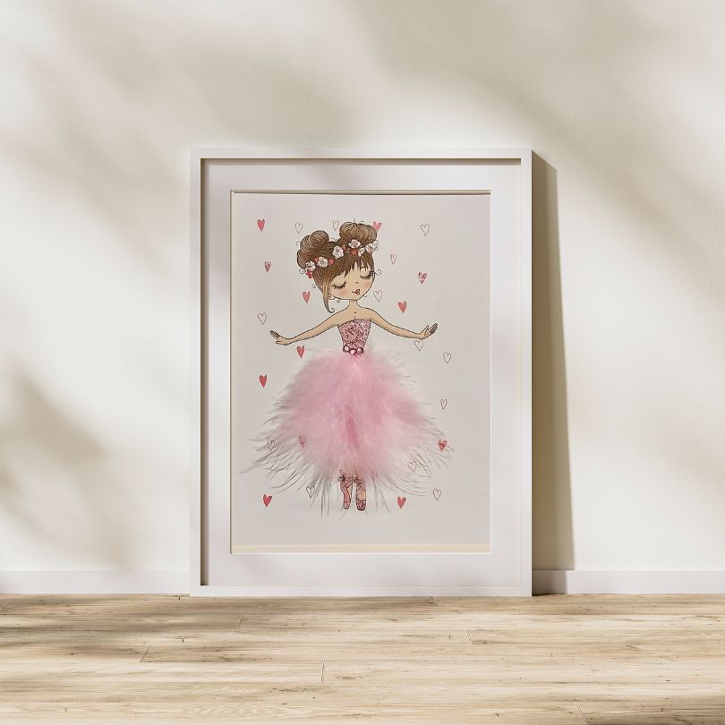 Kit créatif "Mon Tableau en Plumes" Dana (deluxe)