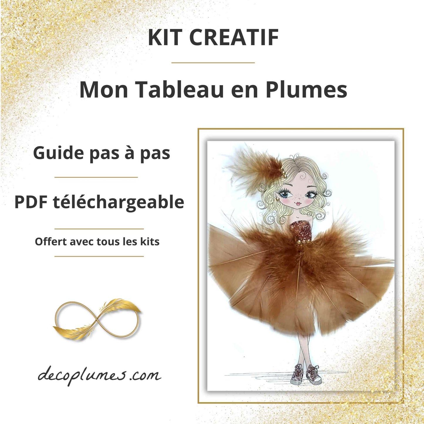 Mode d’emploi tableau en plumes – Guide DIY créatif PDF à télécharger