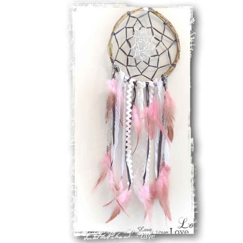 Deco plumes : Attrape-reves "Zoé" 1998 dreamcatcher