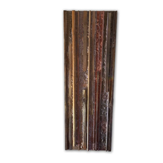 Décoplumes : tableau abstrait bois L55 x H160 cm