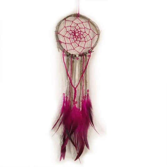 decoplumes-Attrape-reves-FUSCHIA-tour-en-bois