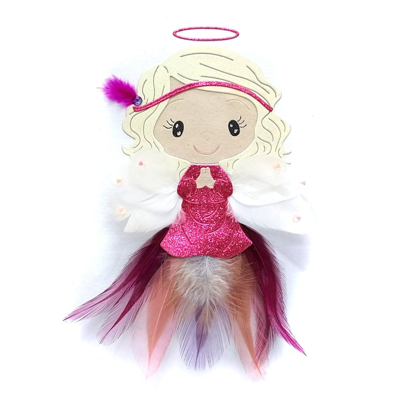 Tableau 3D en plumes modèle URIEL Mon Petit Ange