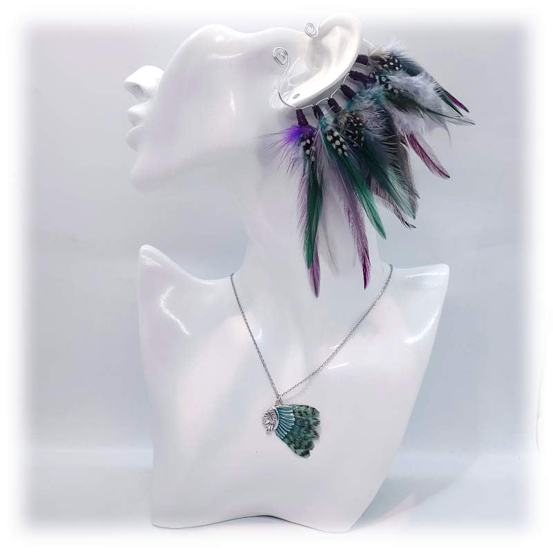 decoplumes-collier-tete-indien-turquoise