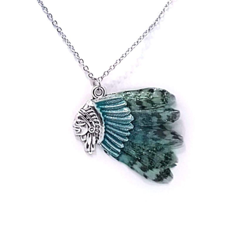 decoplumes-collier-tete-indien-turquoise