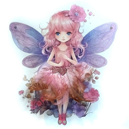 Kit créatif  "Mon Tableau en Plumes" Pimprenelle (pochette)