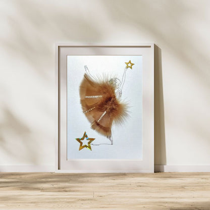Kit créatif  "Mon Tableau en Plumes" Anna P. (deluxe)