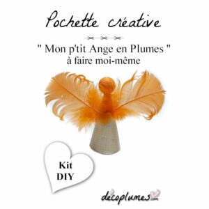 Kit Créatif Ange en plumes orange